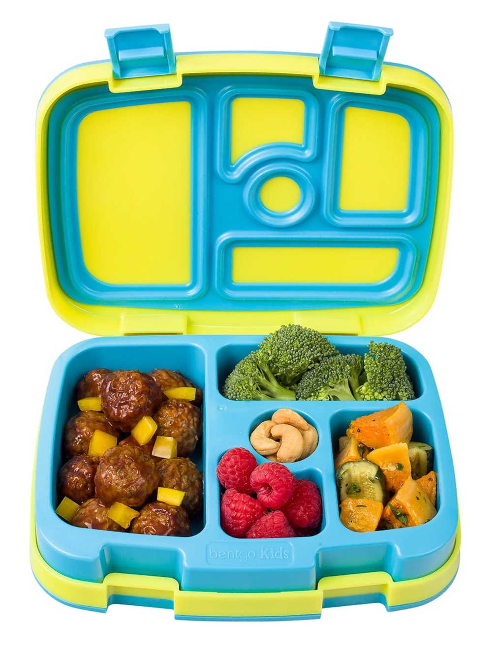 Bentgo Kids Bento Lunch Box – Blue/Green